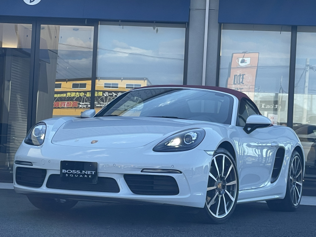 718ボクスターＰＤＫ OP150・ﾚｯﾄﾞ幌・左ﾊﾝﾄﾞﾙ