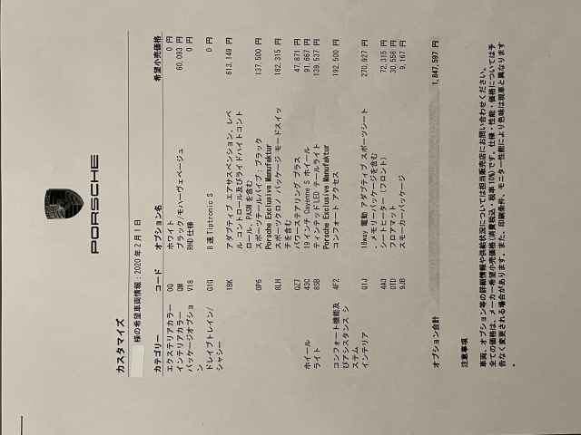 カイエン3.0 ｵﾌﾟｼｮﾝ185万・1ｵｰﾅｰ車