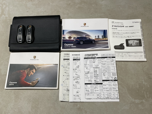カイエンSクーペ　ｽﾎﾟｰﾂｸﾛﾉpkg D点検車検記録9回
